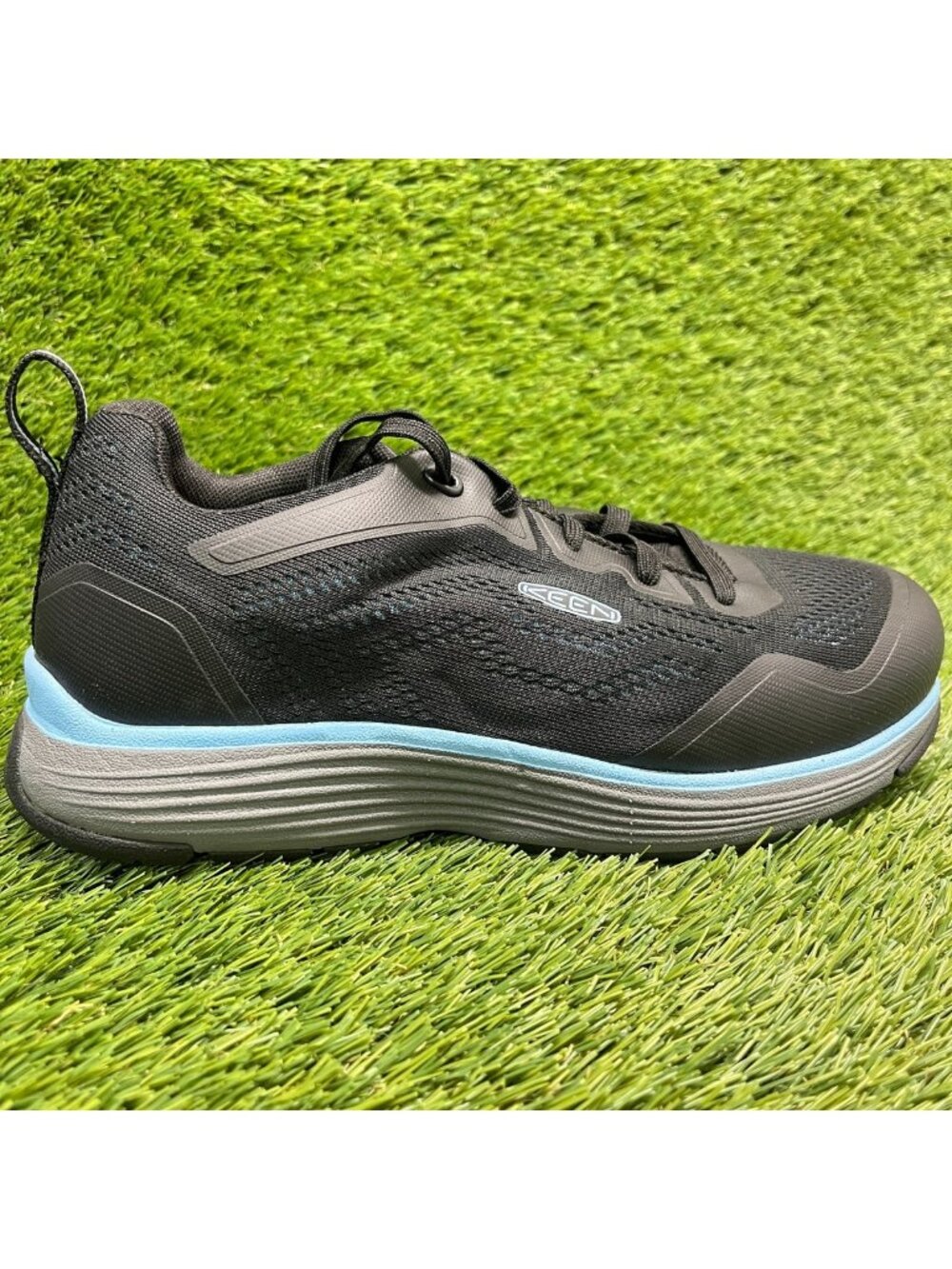 Keen Utility Sparta II Womens Size 8D Black Gray Aluminum Toe Safety Work Shoes